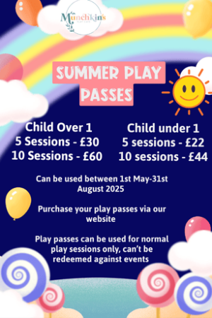 An Advert for Munchkins - Summer Play Passes